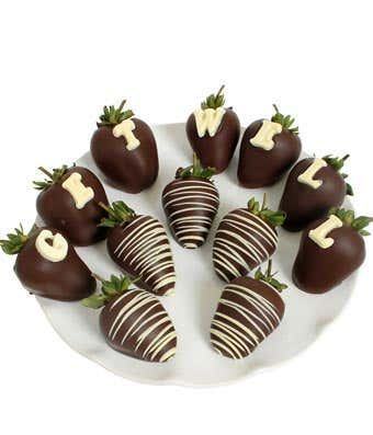 GET WELL Chocolate Covered Strawberries